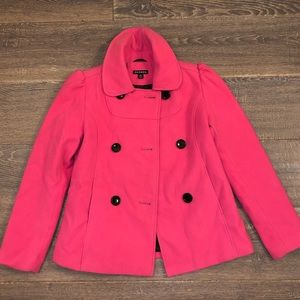 Kids Pink Pea Coat